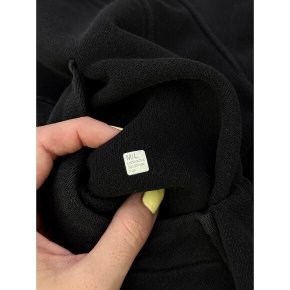 lululemon black scuba full zip scuba hoodie - size M/L - Picture 4 of 5